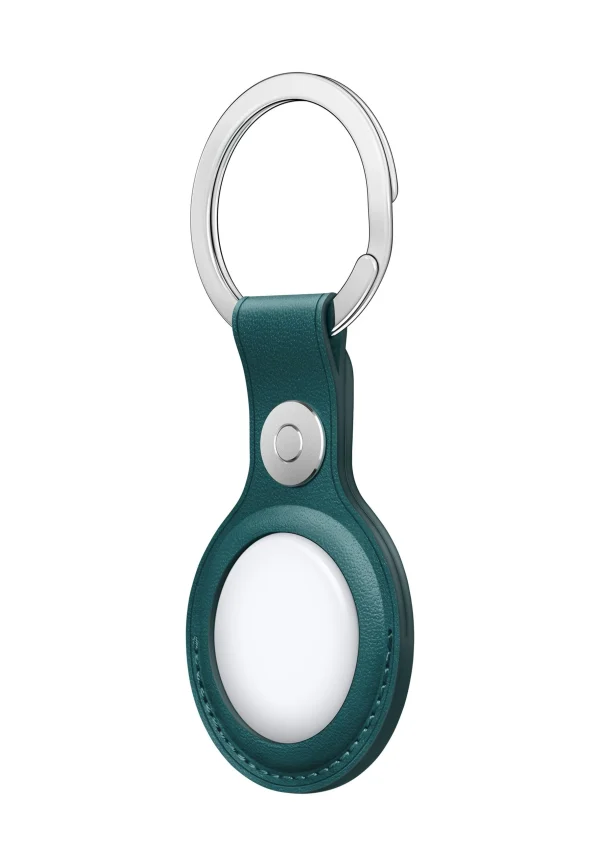 boutique APPLE Airtag Leather Key Ring – Autres Accessoires – Forest Green 4