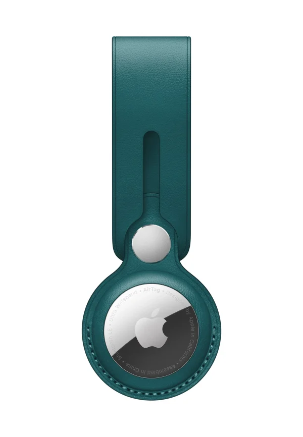 De super promotions disponibles APPLE Airtag Leather Loop – Autres Accessoires – Forest Green 1