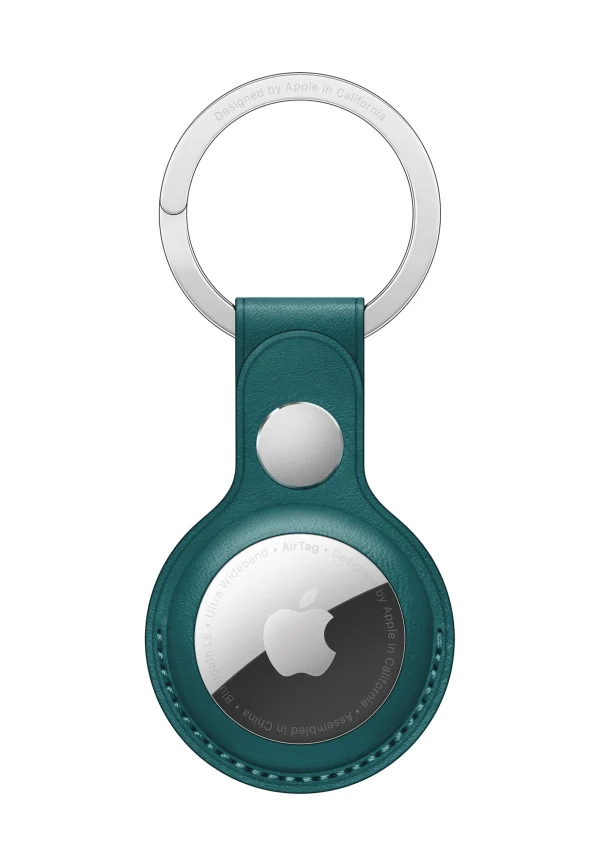 boutique APPLE Airtag Leather Key Ring – Autres Accessoires – Forest Green 1