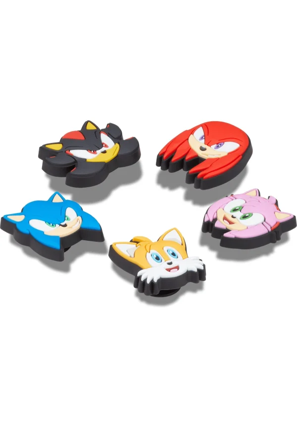 Prix très abordable Crocs Sonic The Hedge Hog 5 Pack Of – Autres Accessoires – Multi 3