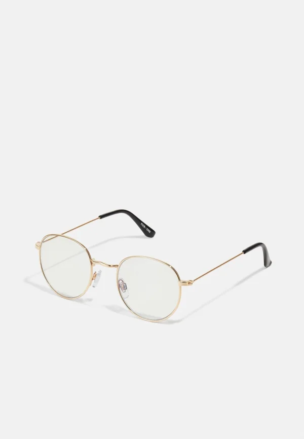 Pier One Unisex – Lunettes Anti-Lumière Bleue – Gold- Coloured Retour Gratuit 1