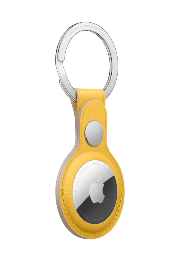 APPLE Airtag Leather Key Ring – Autres Accessoires – Meyer Lemon mode 3