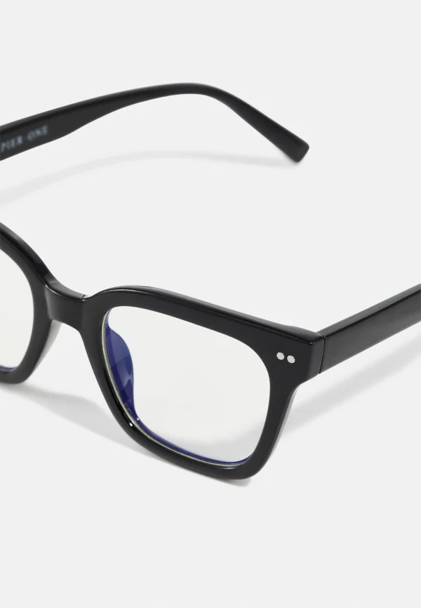 beauté Pier One Unisex – Lunettes Anti-Lumière Bleue – Black 4