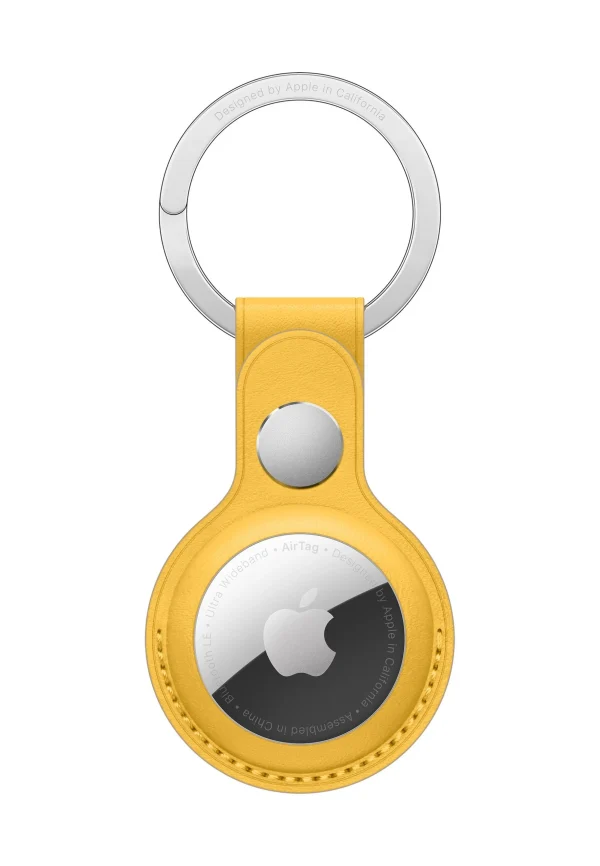 APPLE Airtag Leather Key Ring – Autres Accessoires – Meyer Lemon mode 1