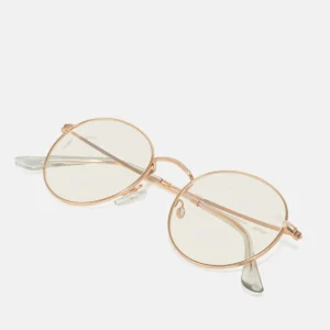 ﻿soldes CHPO Liam Blue Light – Lunettes Anti-Lumière Bleue – Gold-Coloured 9