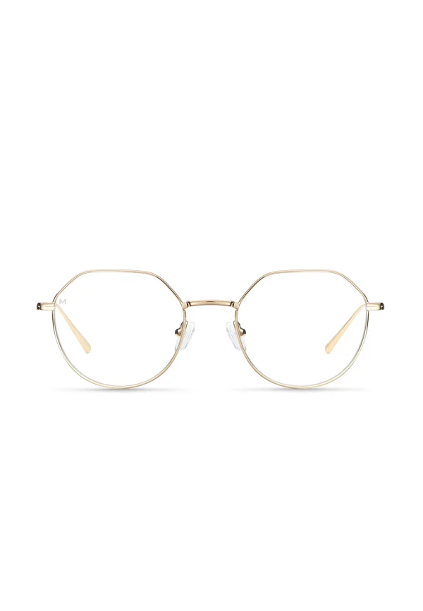 magasin solde Meller Aldabra Blue Light – Lunettes Anti-Lumière Bleue – Gold 1