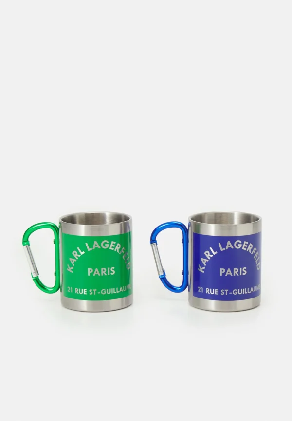 vente chaude KARL LAGERFELD Carabiner Mug Set Unisex – Autres Accessoires – Blue 1