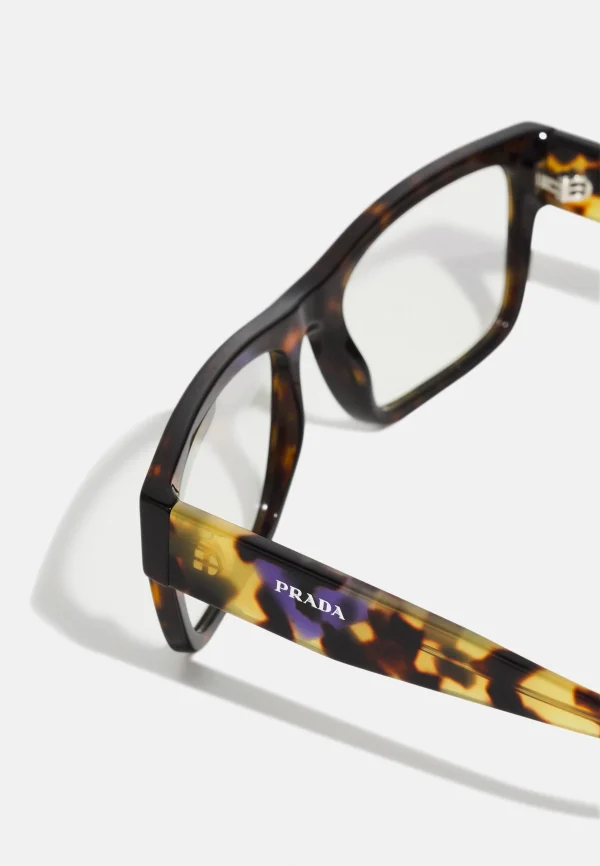 Prada Lunettes Anti-Lumière Bleue – Havana magasin en ligne 4