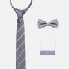 Jack & Jones Jacnecktie Gift Box Set – Mouchoir De Poche – Glacier Gray bas prix 16