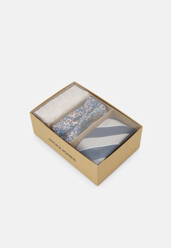 Jack & Jones Jacfisher Giftbox Set Unisex – Mouchoir De Poche – Offwhite à prix d'occasion 6