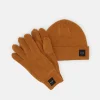 prix abordable Only & Sons Onsxbox Gloves Beanie Unisex Set – Gants – Camel 16