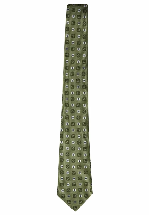 Next Signature Regular – Cravate – Sage Green Geometric soldes officiel 1