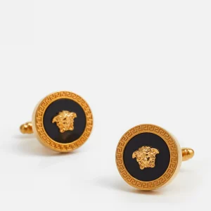 prix abordable Versace Boutons De Manchette – Nero/Oro Tribute 9