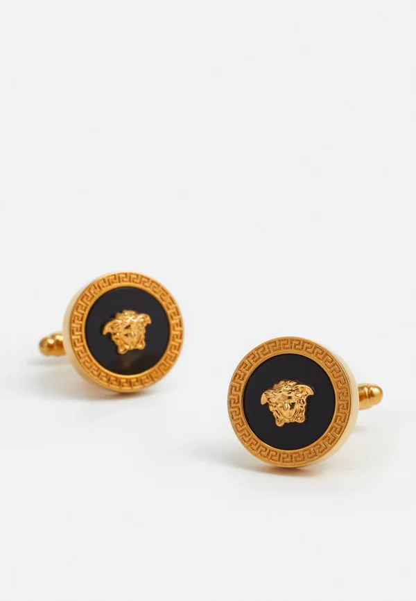 prix abordable Versace Boutons De Manchette – Nero/Oro Tribute 4