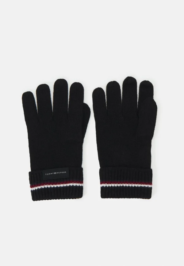 Tommy Hilfiger Corporate Gloves Unisex – Gants – Black acheter 1