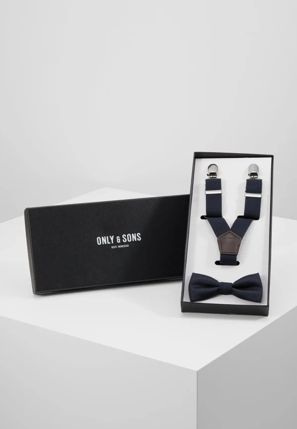 Only & Sons Onsbowtie Suspender Set – Noeud Papillon – Dark Navy Protections acheteurs 1