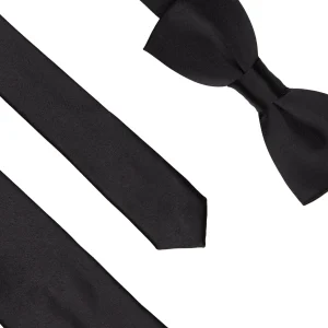 Only & Sons Onstheo Bow Tie Set – Noeud Papillon – Black remise en ligne 12