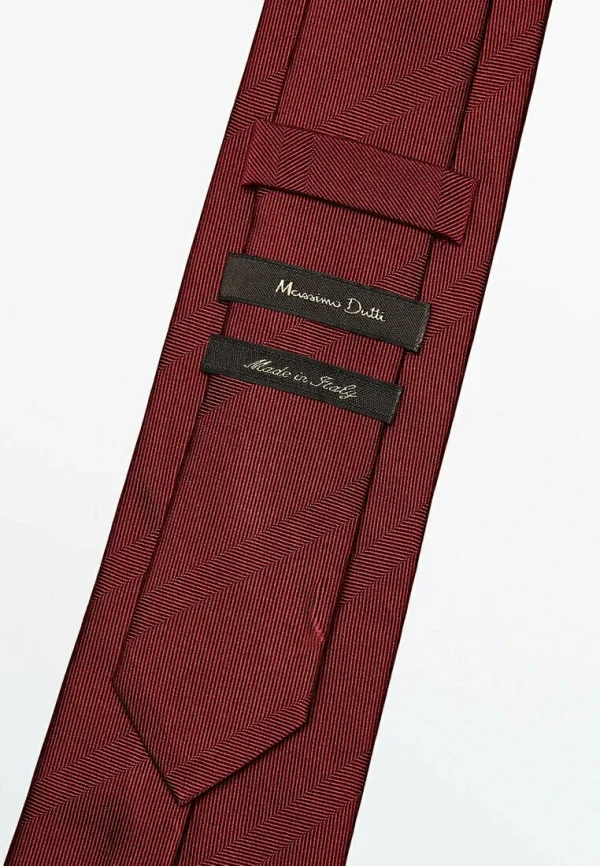 Massimo Dutti Micro Stripe – Cravate – Bordeaux Service Clients Dédié 6