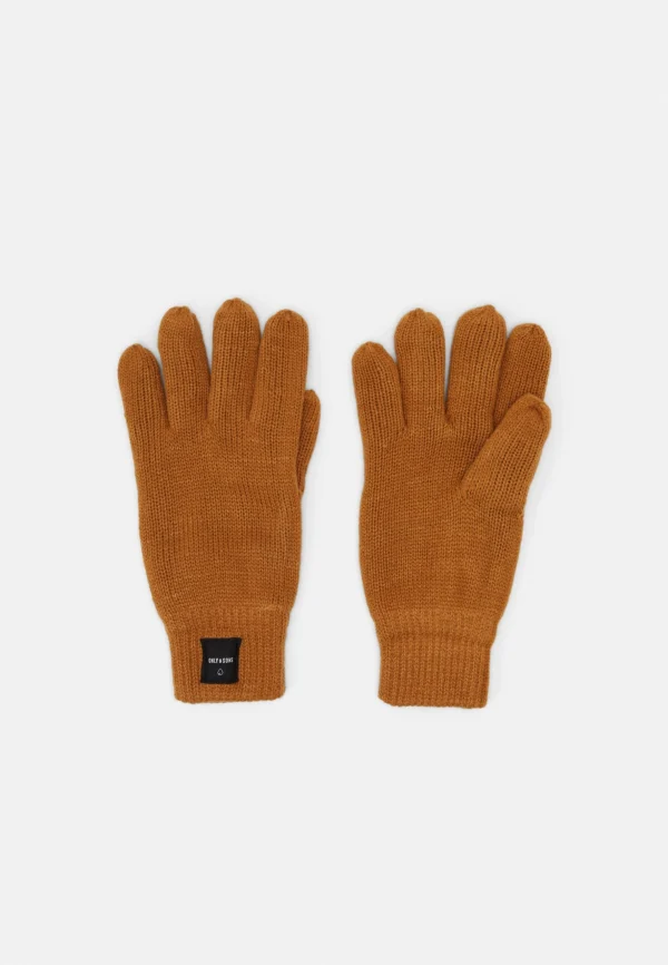 prix abordable Only & Sons Onsxbox Gloves Beanie Unisex Set – Gants – Camel 4