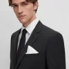 Boss Pocket Square – Cravate – White le grand escompte 13