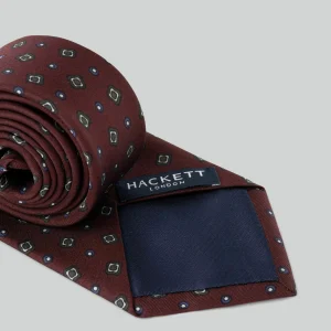 Hackett London Jamntoast – Cravate – Wine Purple marque pas cher 6