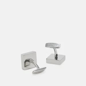 vente à bas prix Boss Cross – Boutons De Manchette – Silver-Coloured 7