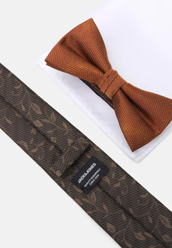 Jack & Jones Jacgoldie Necktie Set – Cravate – Black/Bronze excellente qualité 8