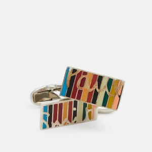 bas prix PAUL SMITH Cufflink Signature – Boutons De Manchette – Multi Coloured 12