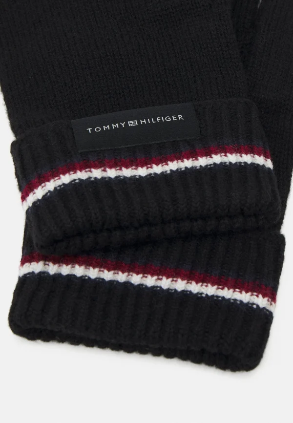 Tommy Hilfiger Corporate Gloves Unisex – Gants – Black acheter 4