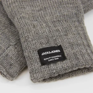 boutiqued en ligne Jack & Jones Jachenry Fingerless Gloves – Mitaines – Grey Melange 12