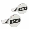 mode Boss Rory – Boutons De Manchette – Silver-Coloured 14