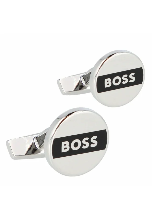 mode Boss Rory – Boutons De Manchette – Silver-Coloured 1