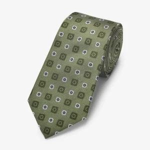 Next Signature Regular – Cravate – Sage Green Geometric soldes officiel 12