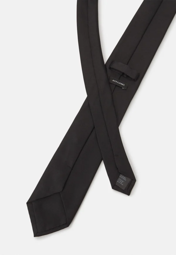 Jack & Jones Jacsolid Tie – Cravate – Black en solde 3