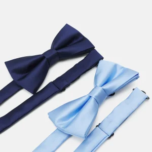 Pier One 2 Pack – Noeud Papillon – Dark Blue/Light Blue site soldes 7