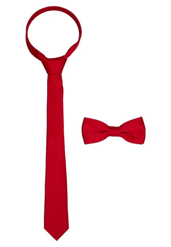 Only & Sons Onstheo Bow Tie Set – Noeud Papillon – Pompeian Red Authenticité garantie 1