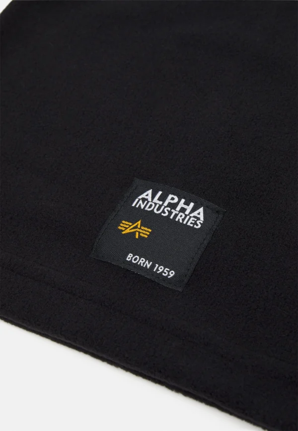 Alpha Industries Label Tube Unisex – Écharpe Tube – Black haute qualité 4