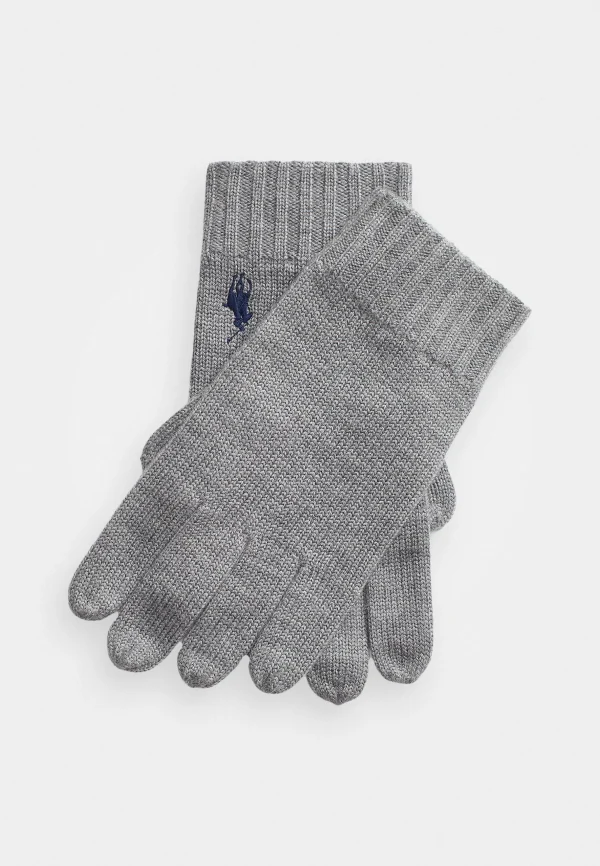 Polo Ralph Lauren Gloves Unisex – Gants – Fawn Grey Heather magasin en ligne france 1