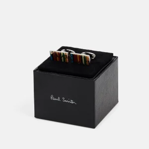 bas prix PAUL SMITH Cufflink Signature – Boutons De Manchette – Multi Coloured 10